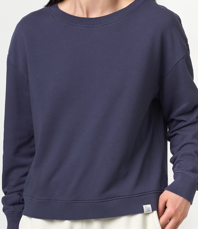 Black Organic Cotton Crewneck Sweatshirt — Original Favorites