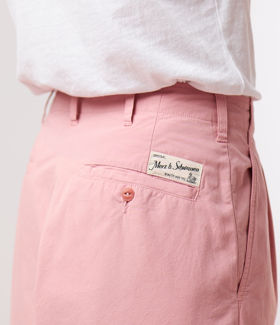 detail of pink pants