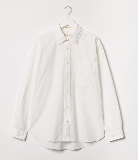 GOOD BASICS | SHIRT01 unisex shirt, organic cotton poplin, relaxed fit  01 white