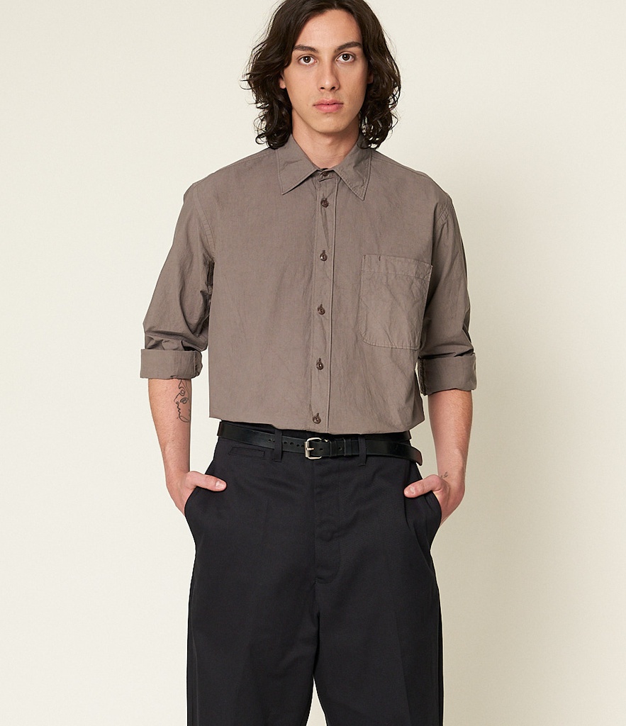 unisex shirt, organic cotton poplin, 4,2oz, relaxed fit | Merz b
