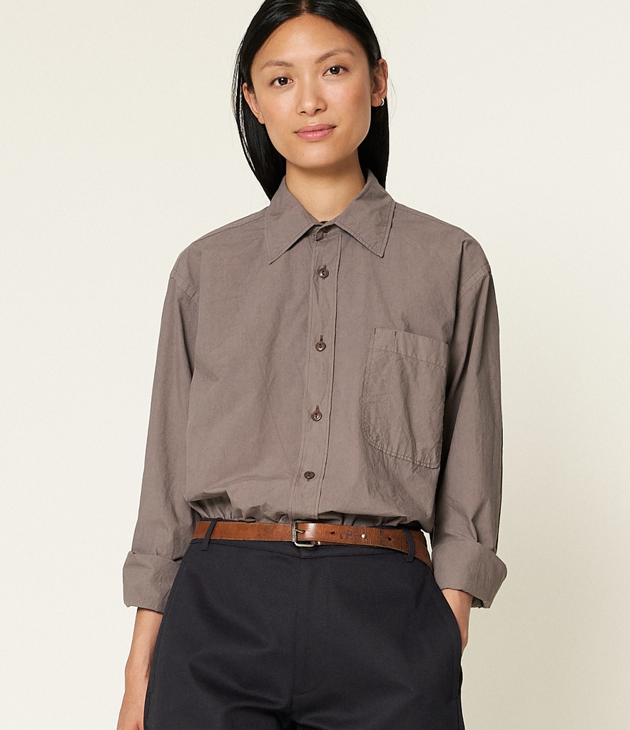 SHIRT01 unisex shirt, organic cotton poplin, 4,2oz, relaxed fit