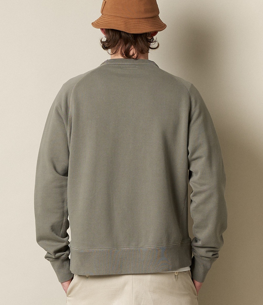 men's loopwheeled sweatshirt, vintage washed, 12oz, oversized fit | Merz b.  Schwanen