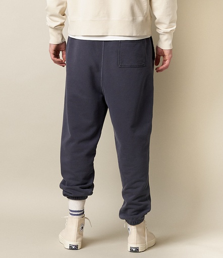 GOOD ORIGINALS | 351VF men's loopwheeled sweatpants, vintage washed, 12oz, relaxed fit  50 navy