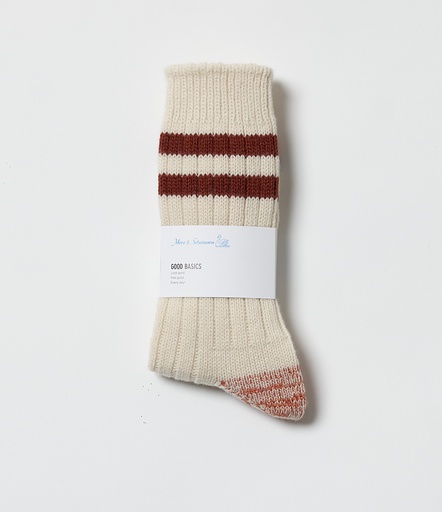 GOOD BASICS | MW75 socks, merino wool extra-fine, certified mulesing-free  0215 nature/chestnut