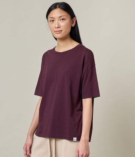 GOOD BASICS | WLCT01 women’s T-shirt, 4,6oz, loose fit  506 burgundy