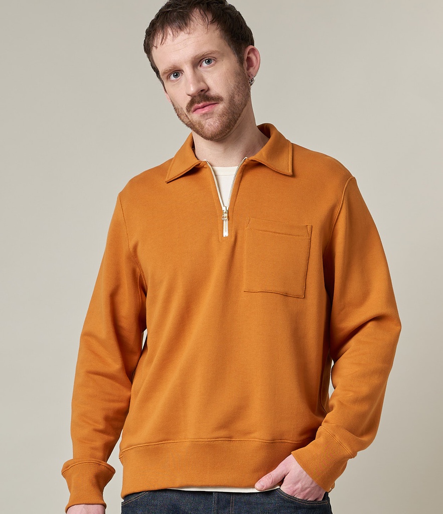 Relaxed Fit Half-zip Sweatshirt