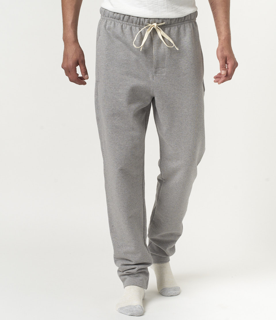 loopwheeled sweatpants heavy, 14,8oz, open leg | Merz b. Schwanen