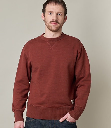 GOOD BASICS | RFC01 men's sweatshirt, 19oz, relaxed fit  15 chestnut