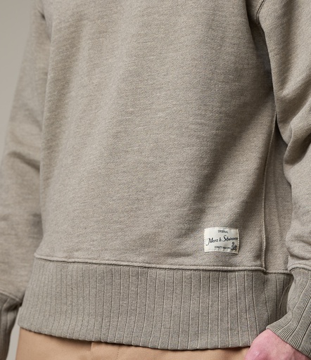 GOOD BASICS | RFC01 men's sweatshirt, 16oz/sq.yd., relaxed fit  80V grey mel. vintage