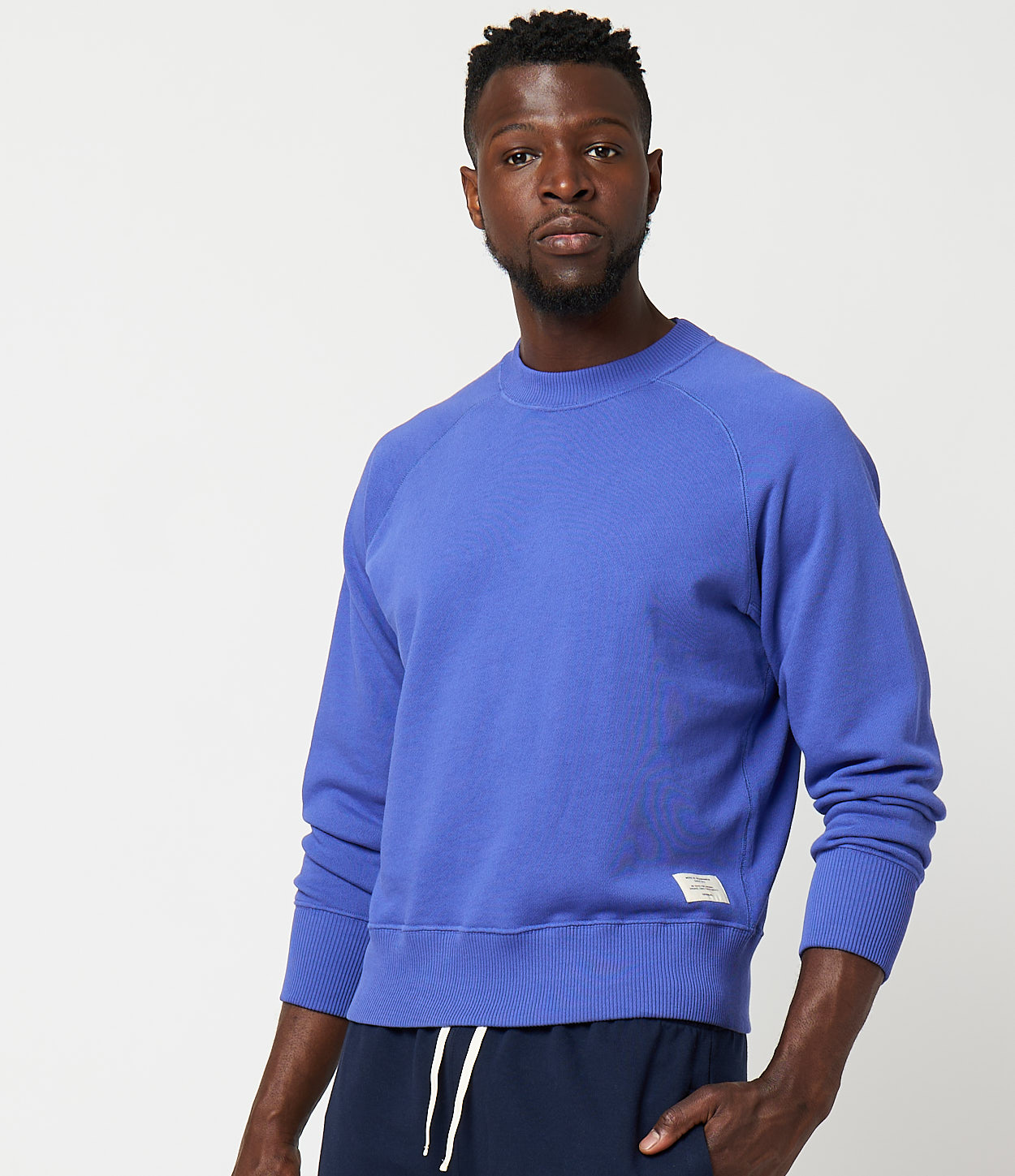 Blue best sale sweatshirt mens