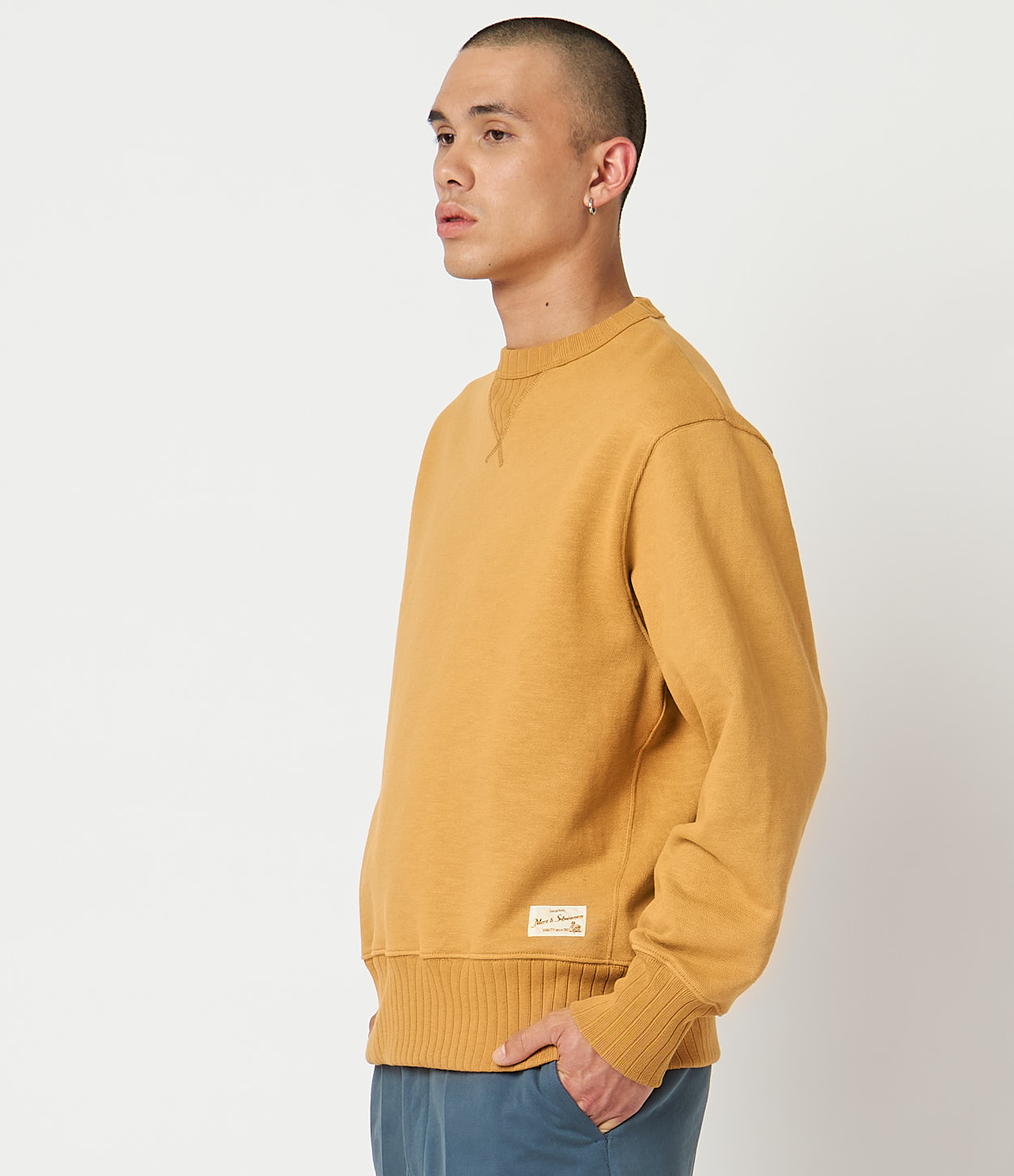 Loose Fit Sweatshirt - Rust orange - Men