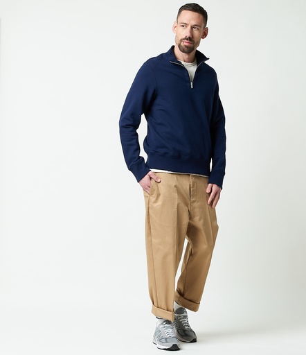 GOOD BASICS | CHINO01 chino, organic cotton twill, 8,8oz/sq.yd., relaxed fit  16 khaki