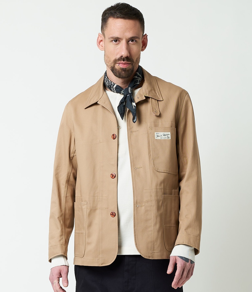 JKT01 unisex jacket, organic cotton twill, 9,2oz, relaxed fit