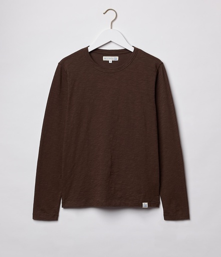 GOOD BASICS | WSLS21 women’s PIMA cotton longsleeve, 3,8oz/sq.yd., relaxed fit  192 chocolate