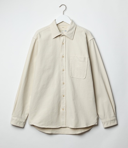 GOOD BASICS | SHIRT01T organic cotton broken twill shirt, 5,2oz/sq.yd., relaxed fit  02 nature