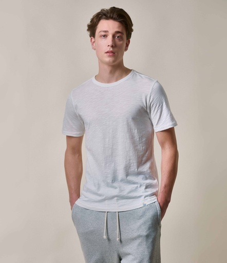 GOOD BASICS | SCT04 unisex T-shirt, PIMA SLUB cotton, 5,8oz, relaxed fit  01 white