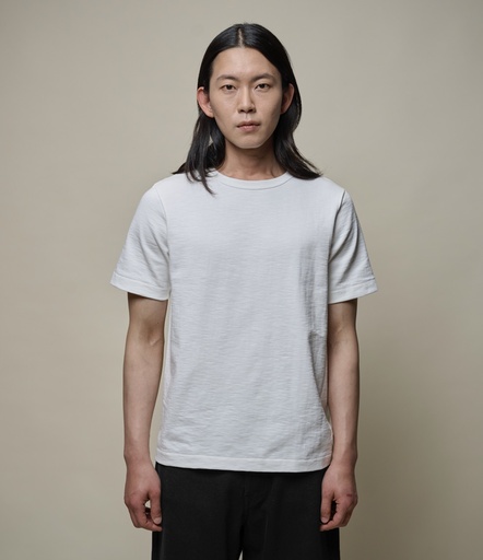 Loopwheeled Pikee T-shirt | Merz b. Schwanen