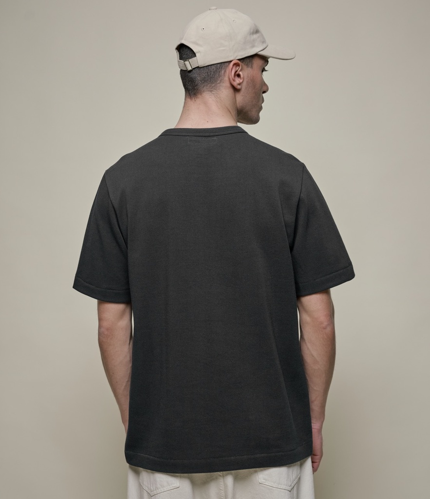 214PK men’s loopwheeled T-shirt, pikée, 7,2oz/sq.yd., relaxed fit 214PK men’s loopwheeled T-shirt, pikée, 7,2oz/sq.yd., relaxed fit