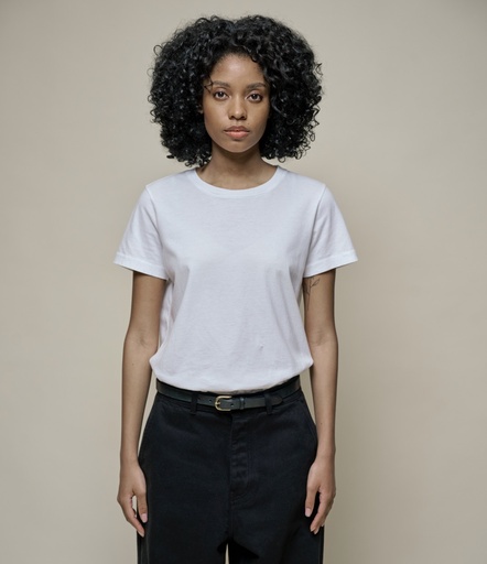 GOOD BASICS | 2PPIMATEE02 2-Pack: Crew T-shirt, organic pima cotton, 4,1oz/sq.yd., relaxed fit  01 white