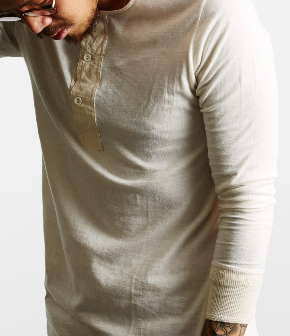 Heritage Elbow-Sleeve Henley