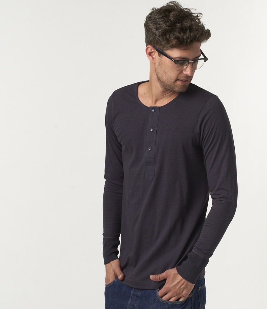 102 men s loopwheeled henley 5 5oz classic fit