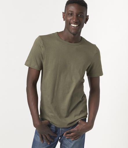 GOOD ORIGINALS | 1950s men’s loopwheeled T-shirt, 5,5oz, classic fit  40 army