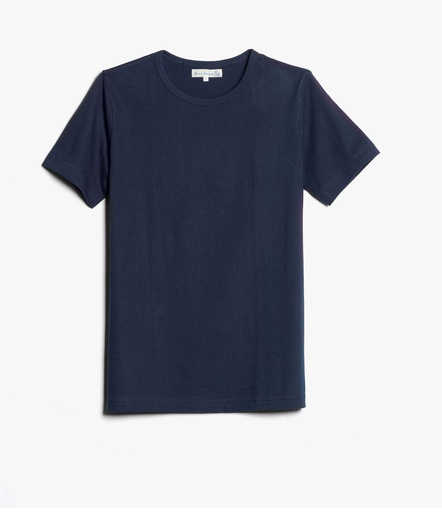 Men's Round Neck Basic T-shirt - Blue