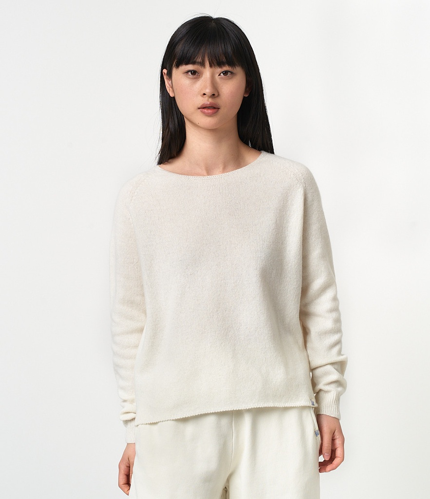 Merz b. Schwanen Waffle Pullover, Nature