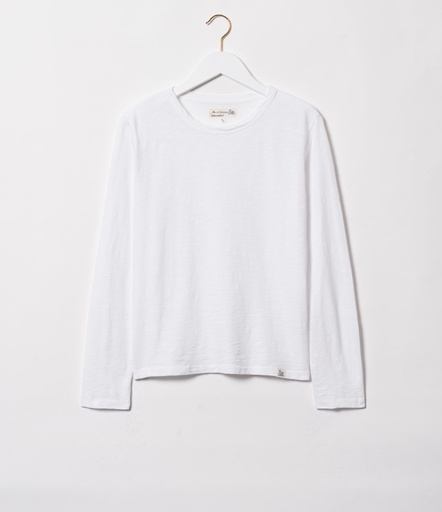 GOOD BASICS | WSLS21 women’s PIMA cotton longsleeve, 4,6oz, relaxed fit  01 white