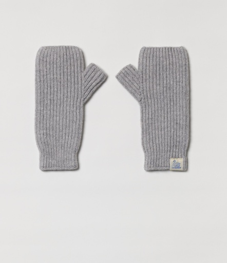 GOOD BASICS | SKWW02 unisex wrist warmers, merino-silk-cashmere blend  80 grey mel.