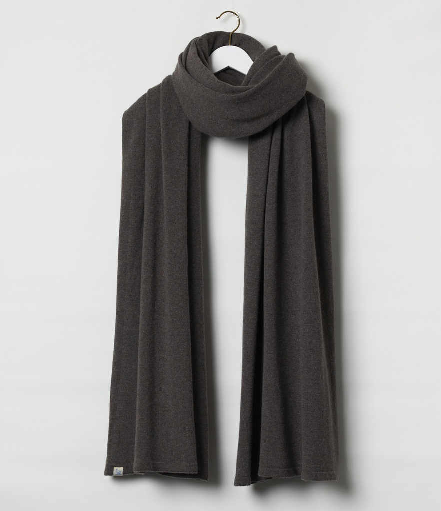 Merz B. Schwanen Genderless Light Triangle Scarf, merino-silk-cashmere Blend, Wool/Silk, One size, Beige