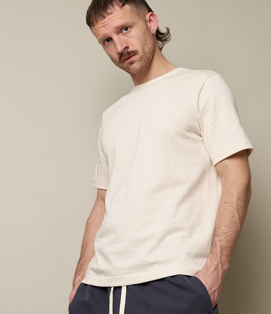 214 men s loopwheeled T shirt 8 6oz relaxed fit